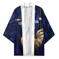 Custom France Football Kimono Gallic Rooster Luxury Sport Style