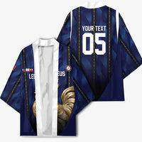 Custom France Football Kimono Gallic Rooster Luxury Sport Style