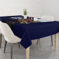 Custom France Football Tablecloth Gallic Rooster Luxury Sport Style