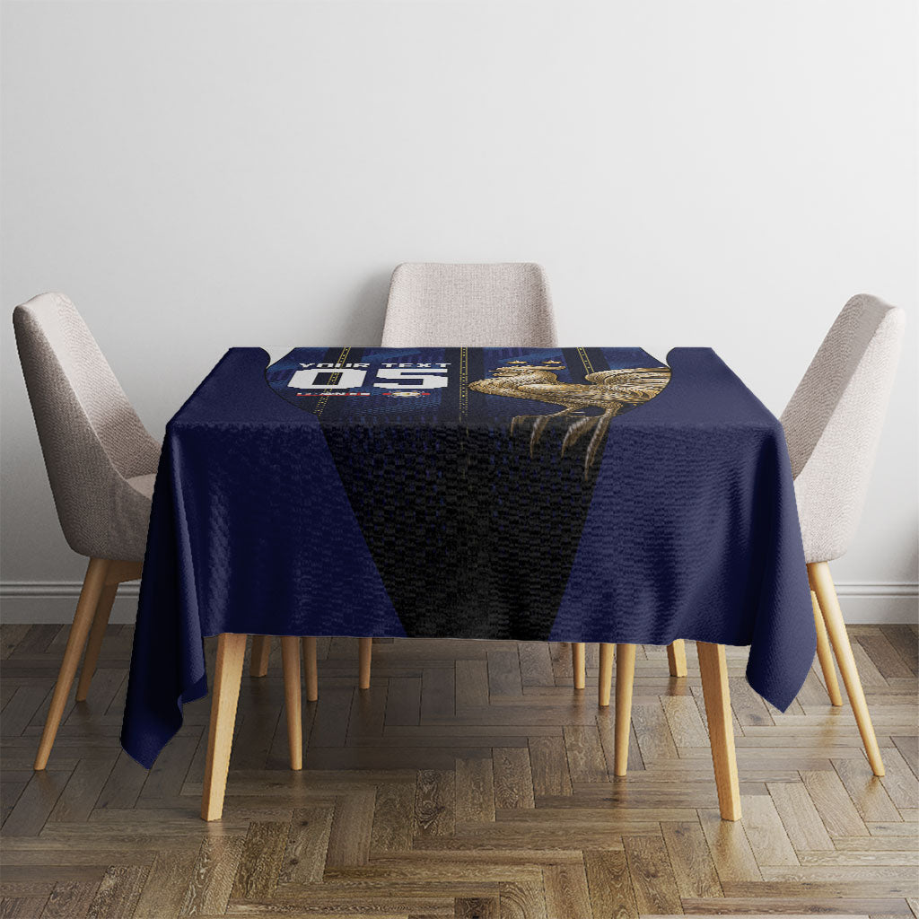 Custom France Football Tablecloth Gallic Rooster Luxury Sport Style