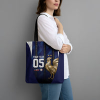 Custom France Football Tote Bag Gallic Rooster Luxury Sport Style