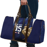 Custom France Football Travel Bag Gallic Rooster Luxury Sport Style