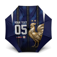 Custom France Football Umbrella Gallic Rooster Luxury Sport Style