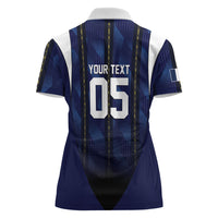 Custom France Football Women Polo Shirt Gallic Rooster Luxury Sport Style