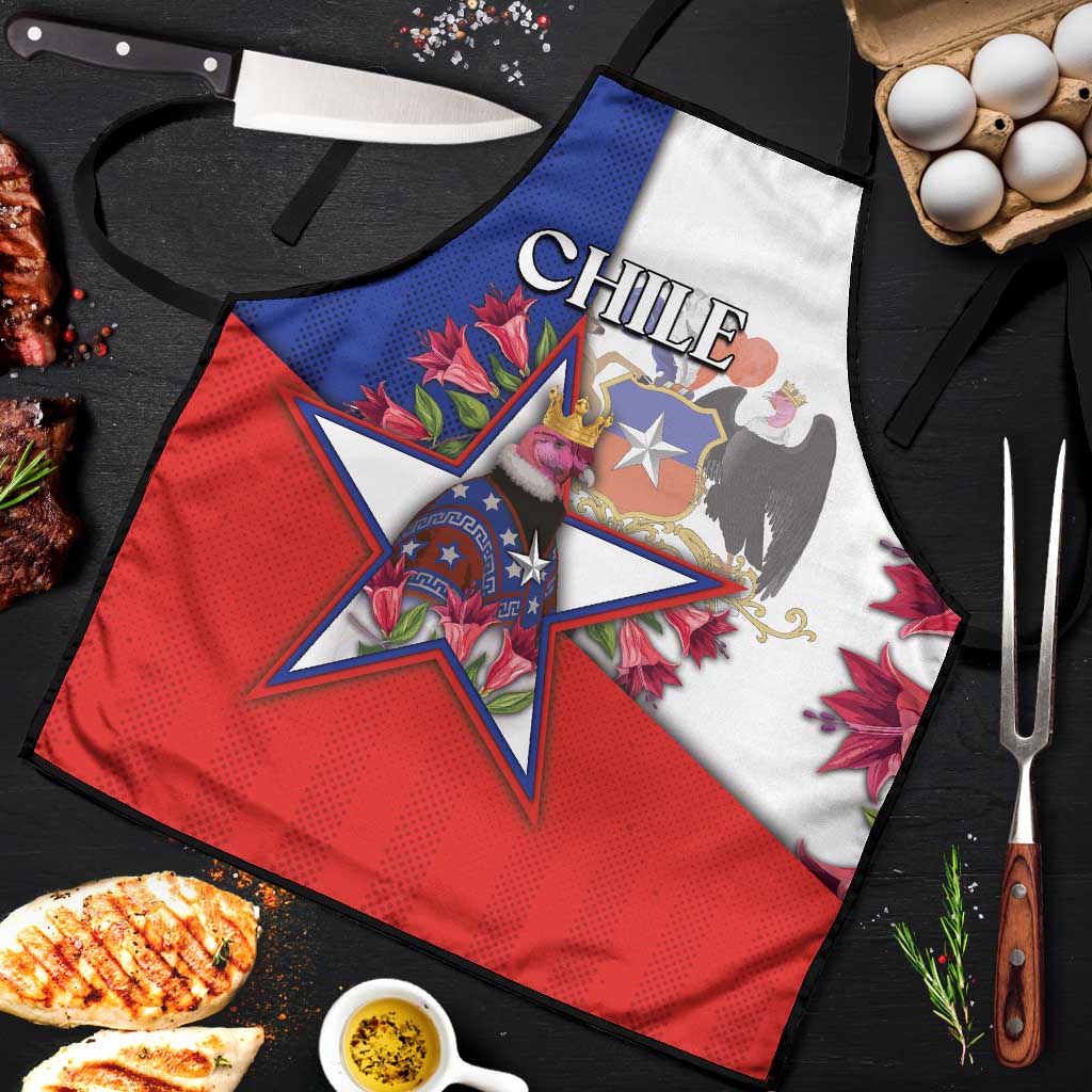 Chile Apron Andean Condor With Chilean Bellflower - Wonder Print Shop