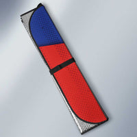 Chile Auto Sun Shade Andean Condor With Chilean Bellflower - Wonder Print Shop