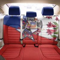 Chile Back Car Seat Cover Andean Condor With Chilean Bellflower - Wonder Print Shop