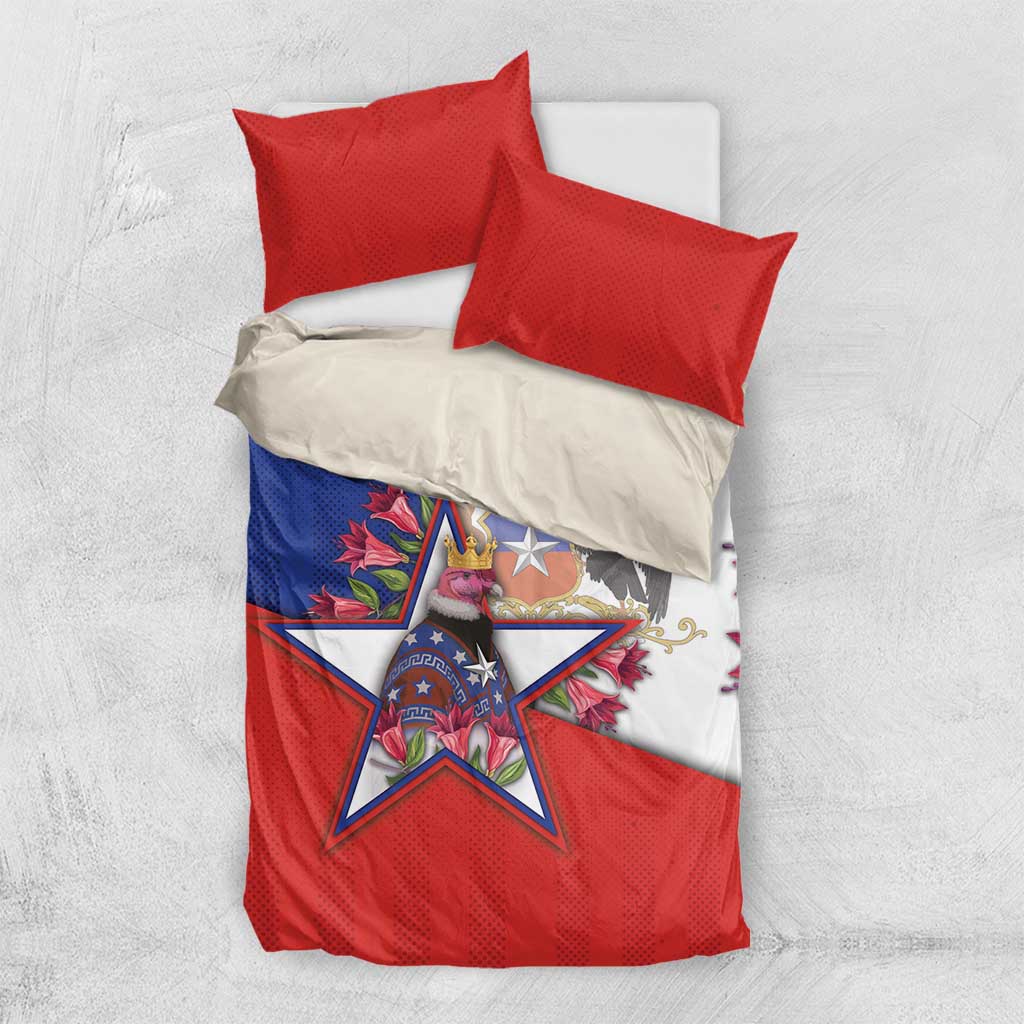Chile Bedding Set Andean Condor With Chilean Bellflower - Wonder Print Shop