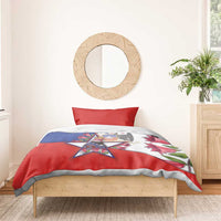 Chile Bedding Set Andean Condor With Chilean Bellflower - Wonder Print Shop