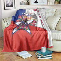 Chile Blanket Andean Condor With Chilean Bellflower - Wonder Print Shop