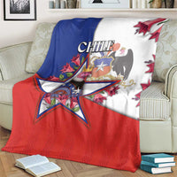 Chile Blanket Andean Condor With Chilean Bellflower - Wonder Print Shop