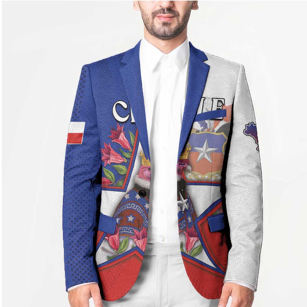Personalized Chile Blazer Andean Condor With Chilean Bellflower - Wonder Print Shop