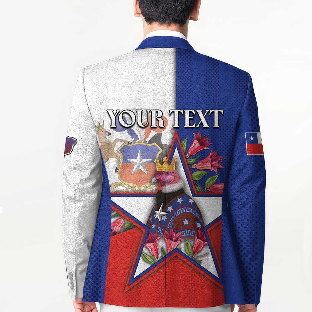 Personalized Chile Blazer Andean Condor With Chilean Bellflower - Wonder Print Shop