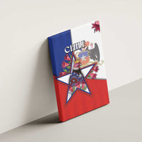 Chile Canvas Wall Art Andean Condor With Chilean Bellflower - Wonder Print Shop