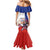 Personalized Chile Family Matching Mermaid Dress and Hawaiian Shirt Andean Condor With Chilean Bellflower - Wonder Print Shop
