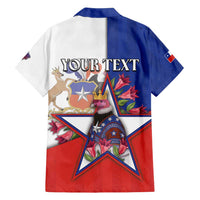 Personalized Chile Family Matching Off Shoulder Maxi Dress and Hawaiian Shirt Andean Condor With Chilean Bellflower - Wonder Print Shop