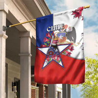 Chile Garden Flag Andean Condor With Chilean Bellflower - Wonder Print Shop