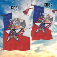 Chile Garden Flag Andean Condor With Chilean Bellflower - Wonder Print Shop