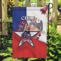 Chile Garden Flag Andean Condor With Chilean Bellflower - Wonder Print Shop