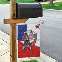 Chile Garden Flag Andean Condor With Chilean Bellflower - Wonder Print Shop