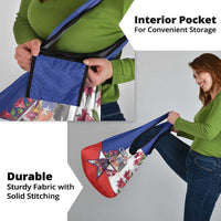 Chile Grocery Bag Andean Condor With Chilean Bellflower - Wonder Print Shop