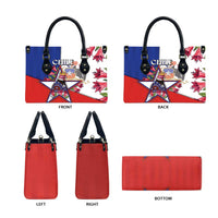 Chile Leather Bag Andean Condor With Chilean Bellflower - Wonder Print Shop