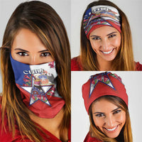 Chile Neck Gaiter Andean Condor With Chilean Bellflower - Wonder Print Shop