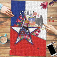 Chile Puzzle Andean Condor With Chilean Bellflower - Wonder Print Shop