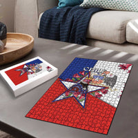 Chile Puzzle Andean Condor With Chilean Bellflower - Wonder Print Shop