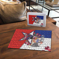 Chile Puzzle Andean Condor With Chilean Bellflower - Wonder Print Shop