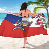 Chile Sarong Andean Condor With Chilean Bellflower - Wonder Print Shop