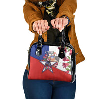 Chile Shoulder Handbag Andean Condor With Chilean Bellflower - Wonder Print Shop