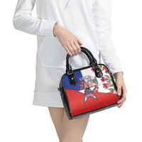 Chile Shoulder Handbag Andean Condor With Chilean Bellflower - Wonder Print Shop