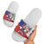 Chile Slide Sandals Andean Condor With Chilean Bellflower - Wonder Print Shop