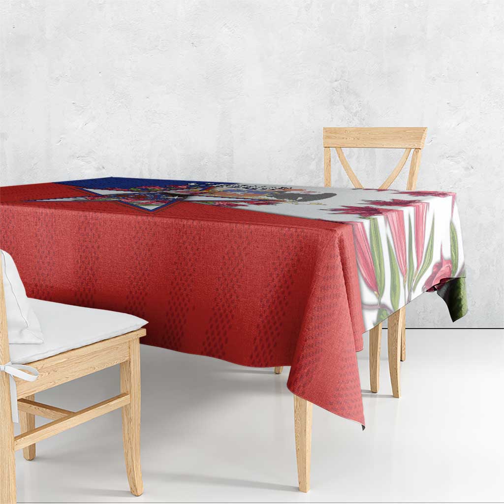 Chile Tablecloth Andean Condor With Chilean Bellflower - Wonder Print Shop