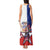 Personalized Chile Tank Maxi Dress Andean Condor With Chilean Bellflower - Wonder Print Shop