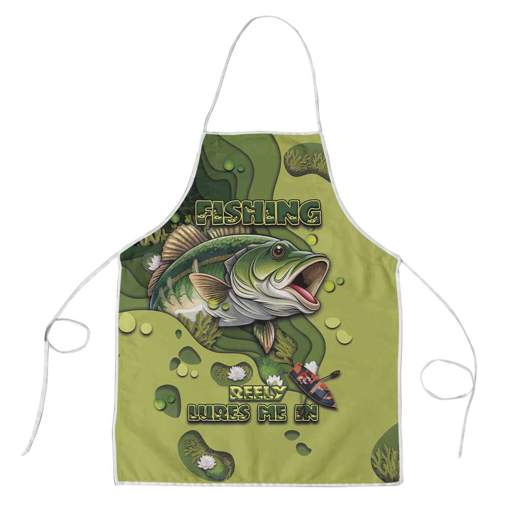 Fishing Apron Reely Lures Me In - Wonder Print Shop
