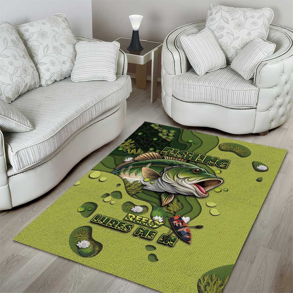 Fishing Area Rug Reely Lures Me In - Wonder Print Shop