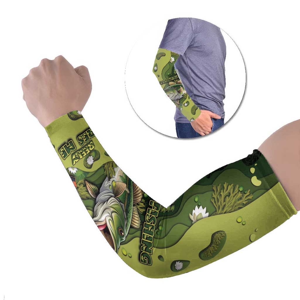 Personalized Fishing Arm Sleeves Reely Lures Me In - Wonder Print Shop