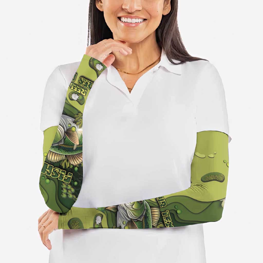 Personalized Fishing Arm Sleeves Reely Lures Me In - Wonder Print Shop