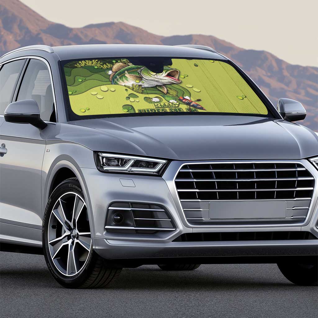 Fishing Auto Sun Shade Reely Lures Me In - Wonder Print Shop