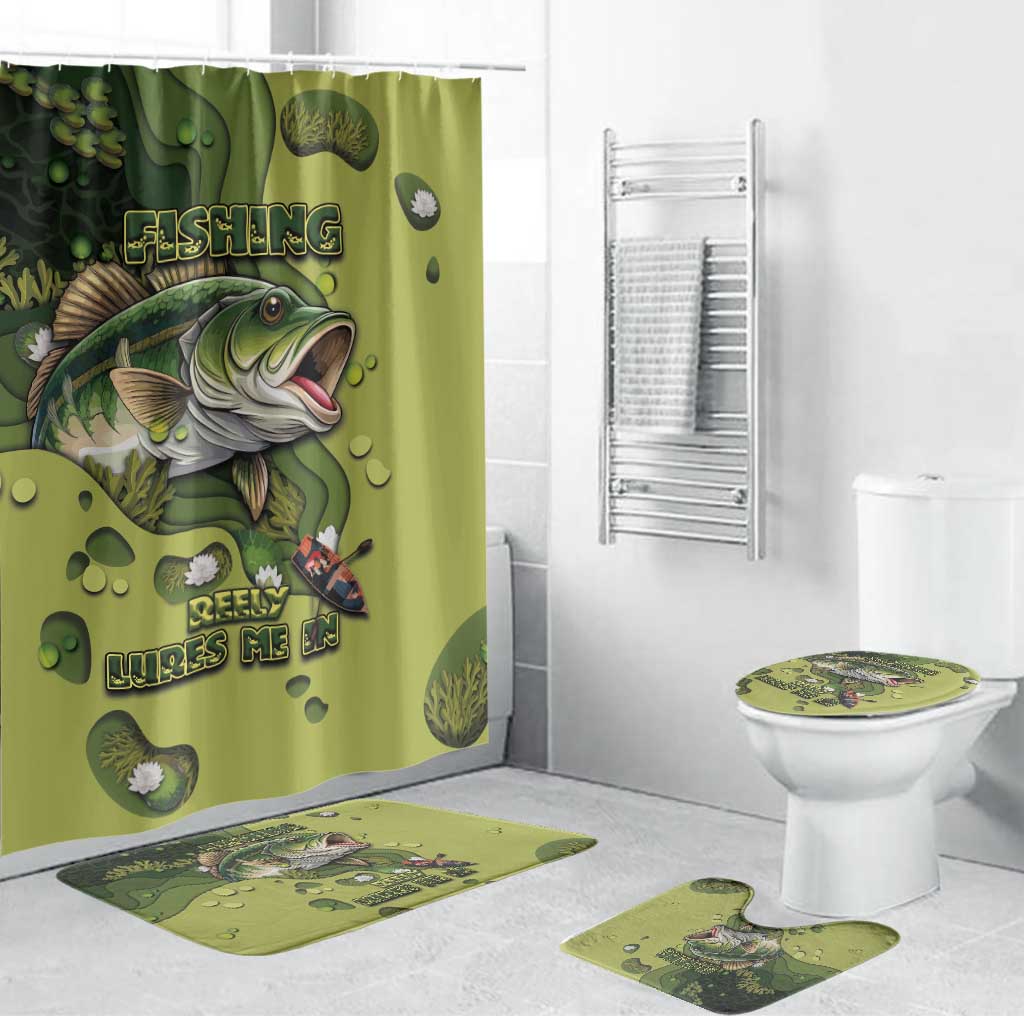 Fishing Bathroom Set Reely Lures Me In - Wonder Print Shop