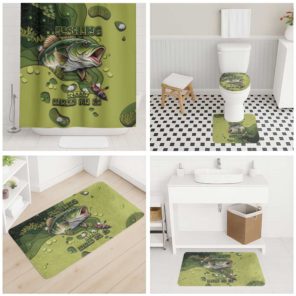 Fishing Bathroom Set Reely Lures Me In - Wonder Print Shop