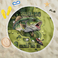 Fishing Beach Blanket Reely Lures Me In - Wonder Print Shop