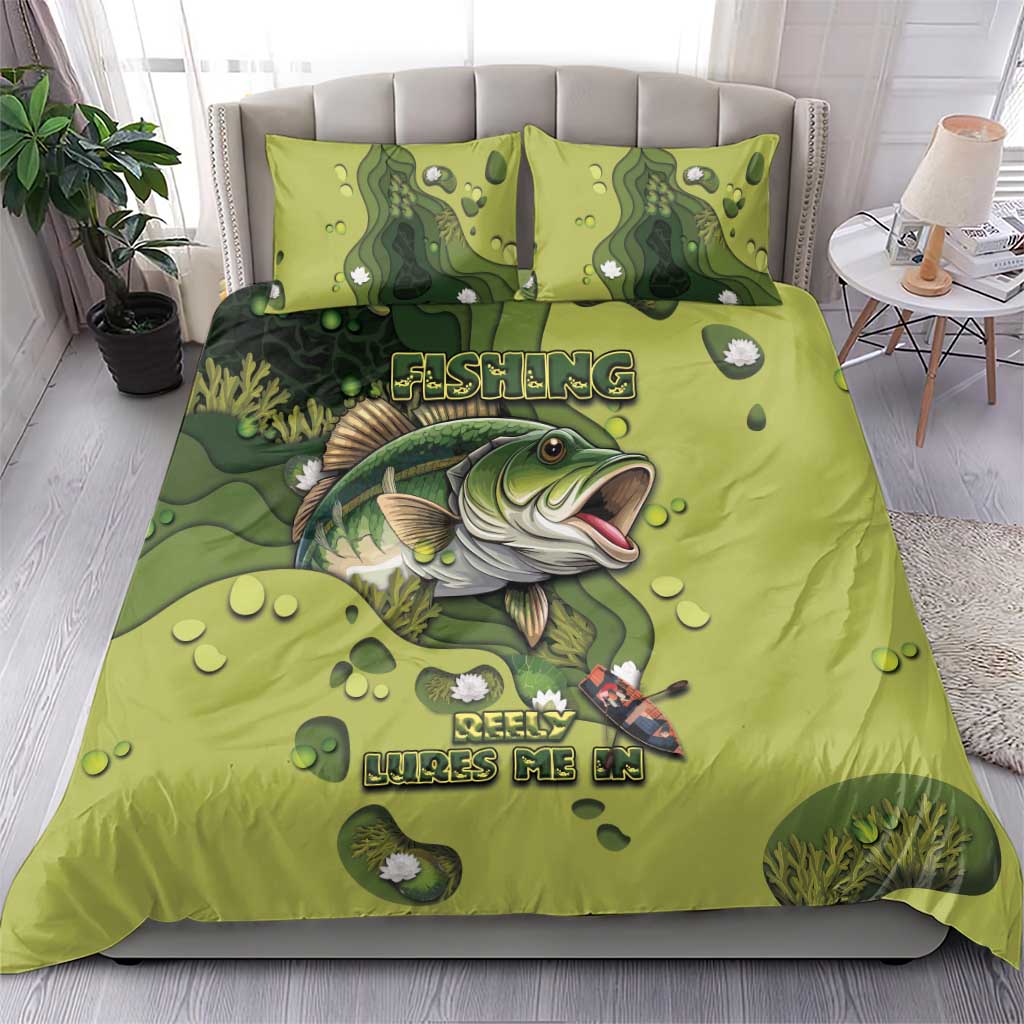 Fishing Bedding Set Reely Lures Me In - Wonder Print Shop