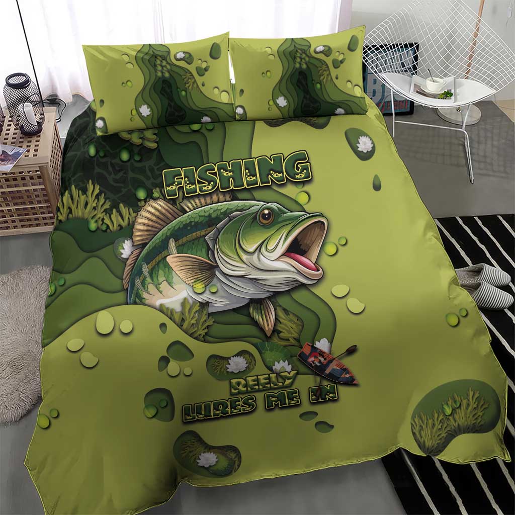 Fishing Bedding Set Reely Lures Me In - Wonder Print Shop