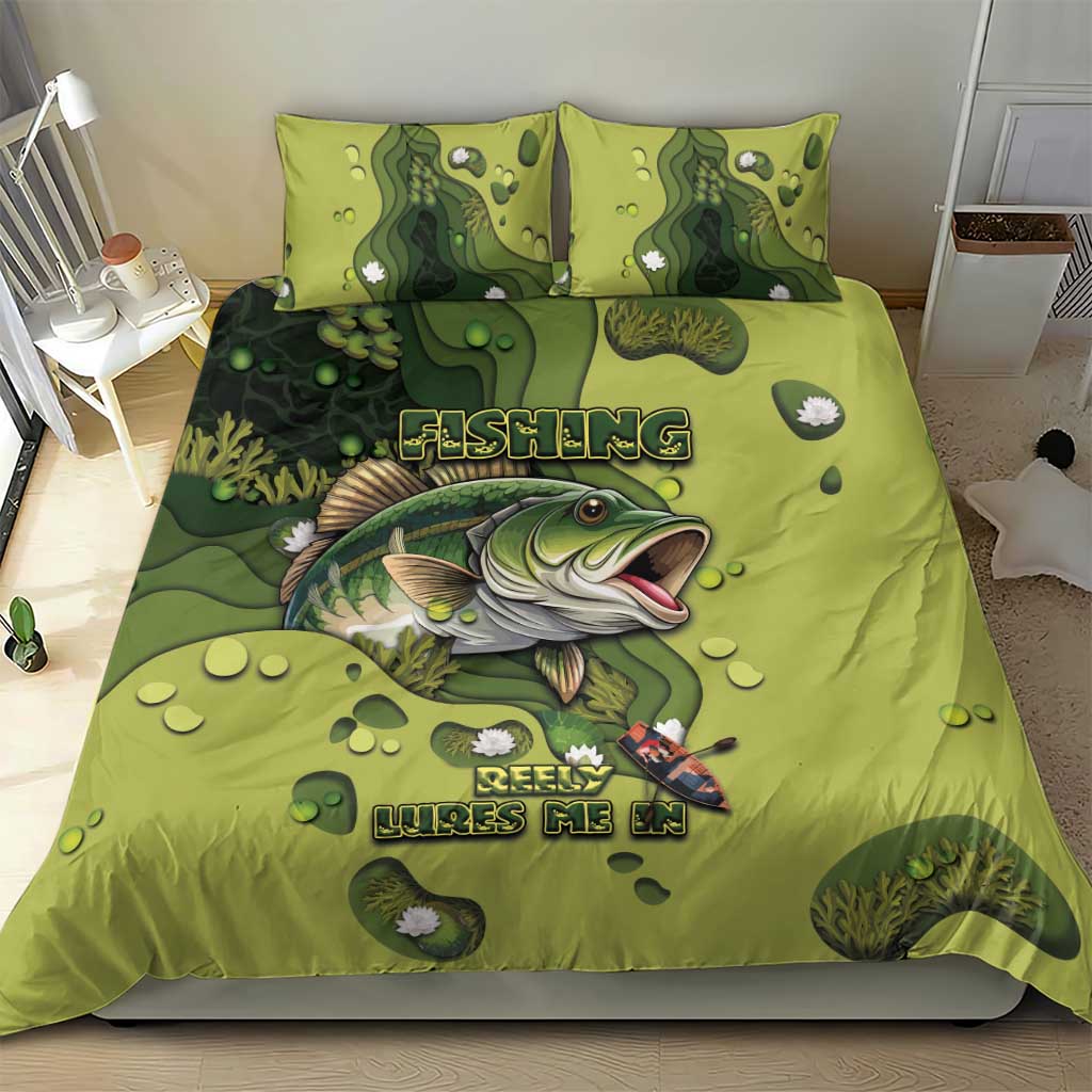 Fishing Bedding Set Reely Lures Me In - Wonder Print Shop