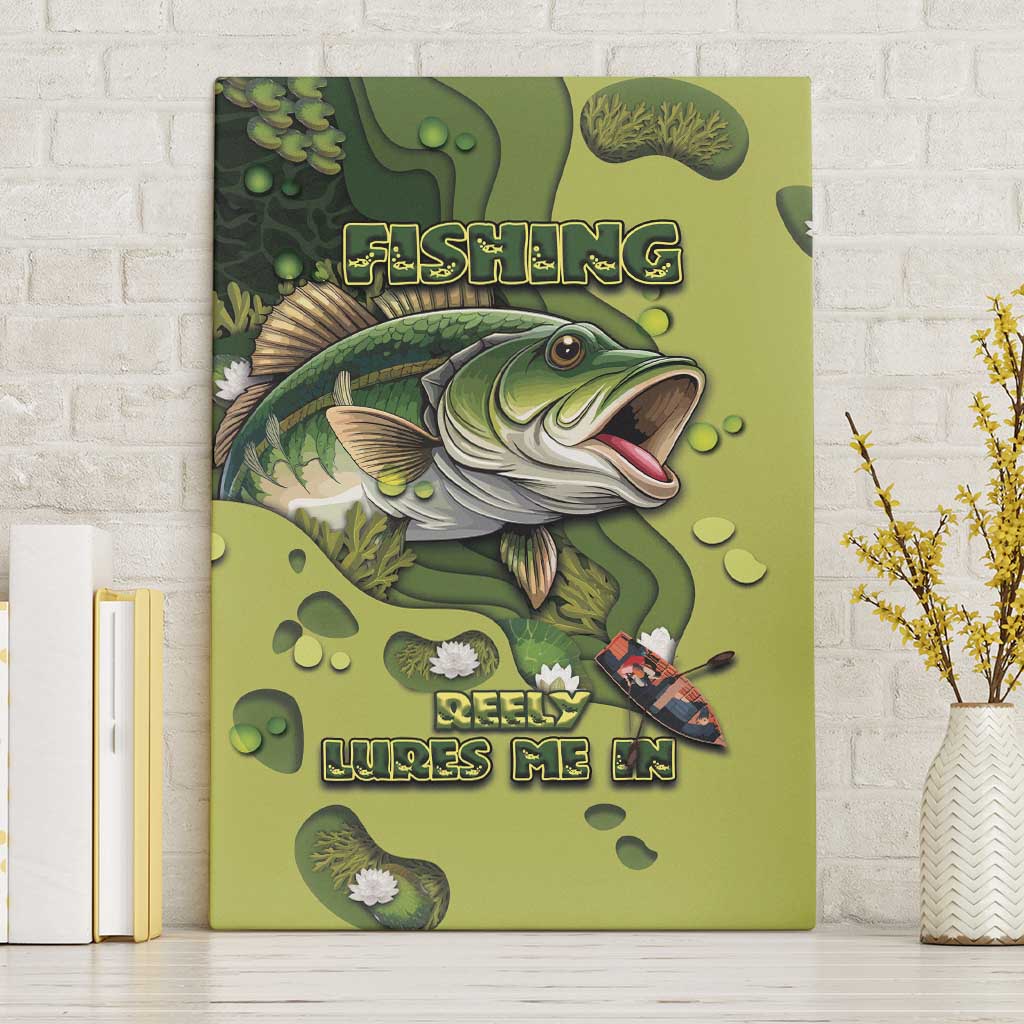 Fishing Canvas Wall Art Reely Lures Me In - Wonder Print Shop