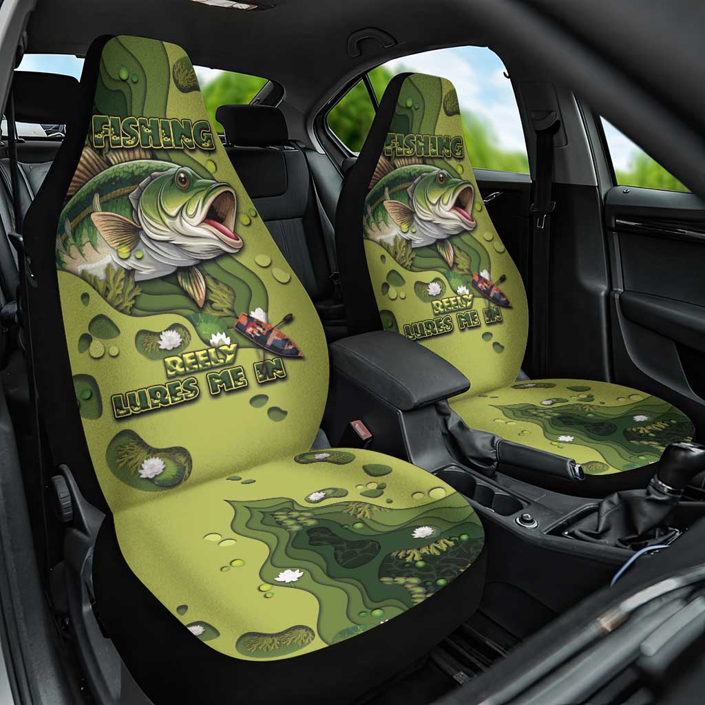 Fishing Car Seat Cover Reely Lures Me In - Wonder Print Shop