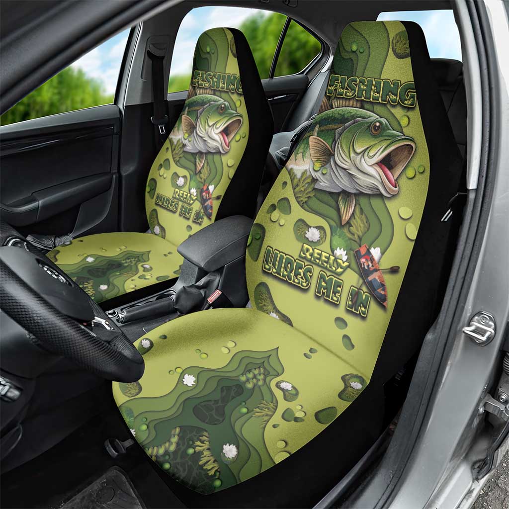 Fishing Car Seat Cover Reely Lures Me In - Wonder Print Shop